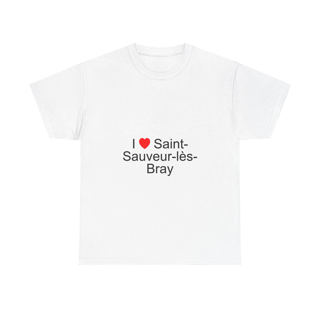T-shirt I love saint-sauveur-lès-bray