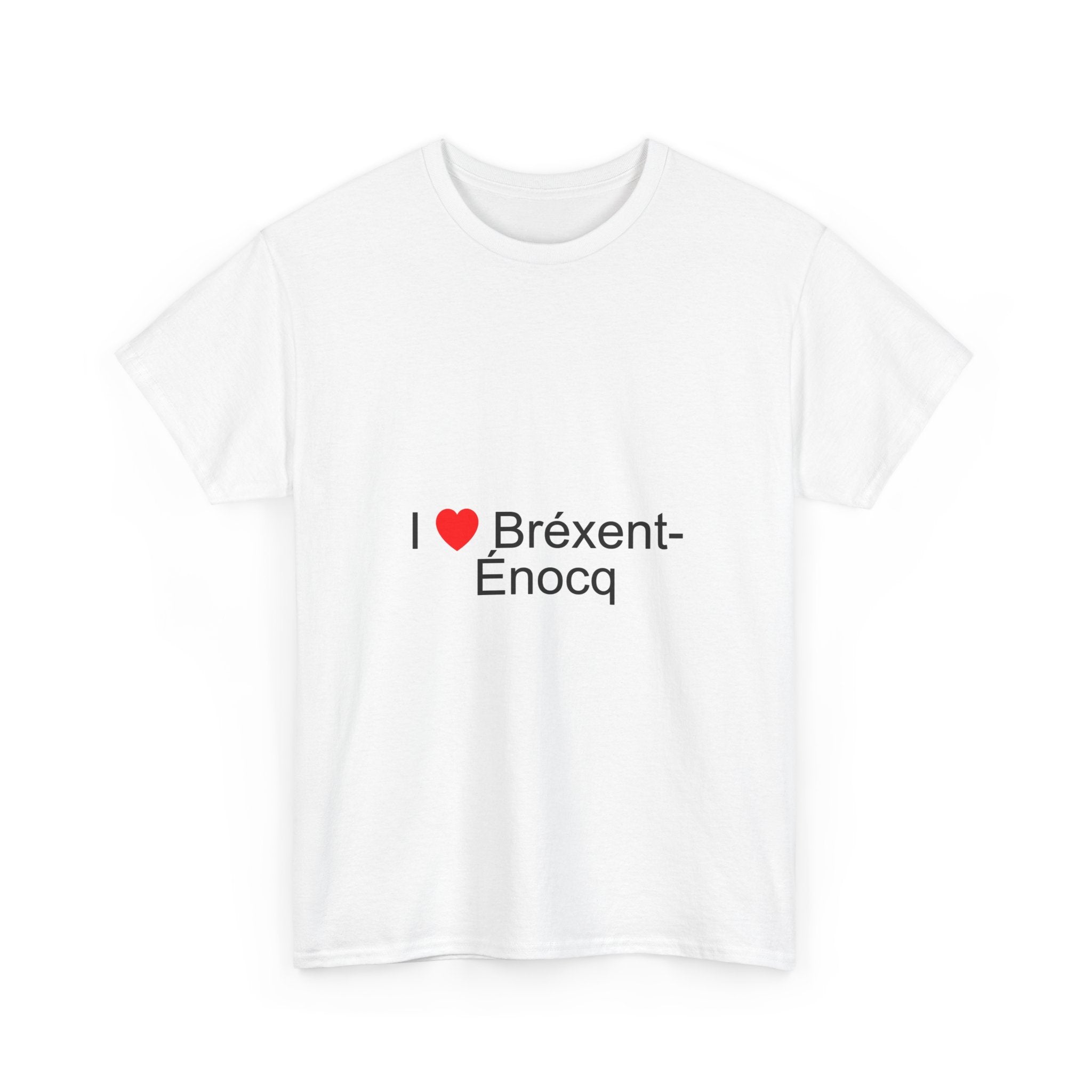 T-shirt I love bréxent-énocq