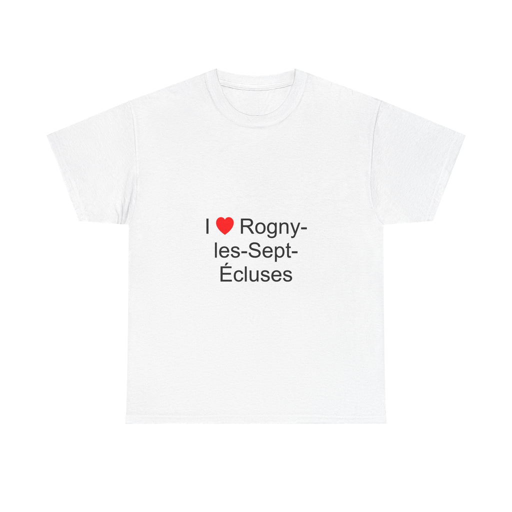 T-shirt I love rogny-les-sept-écluses