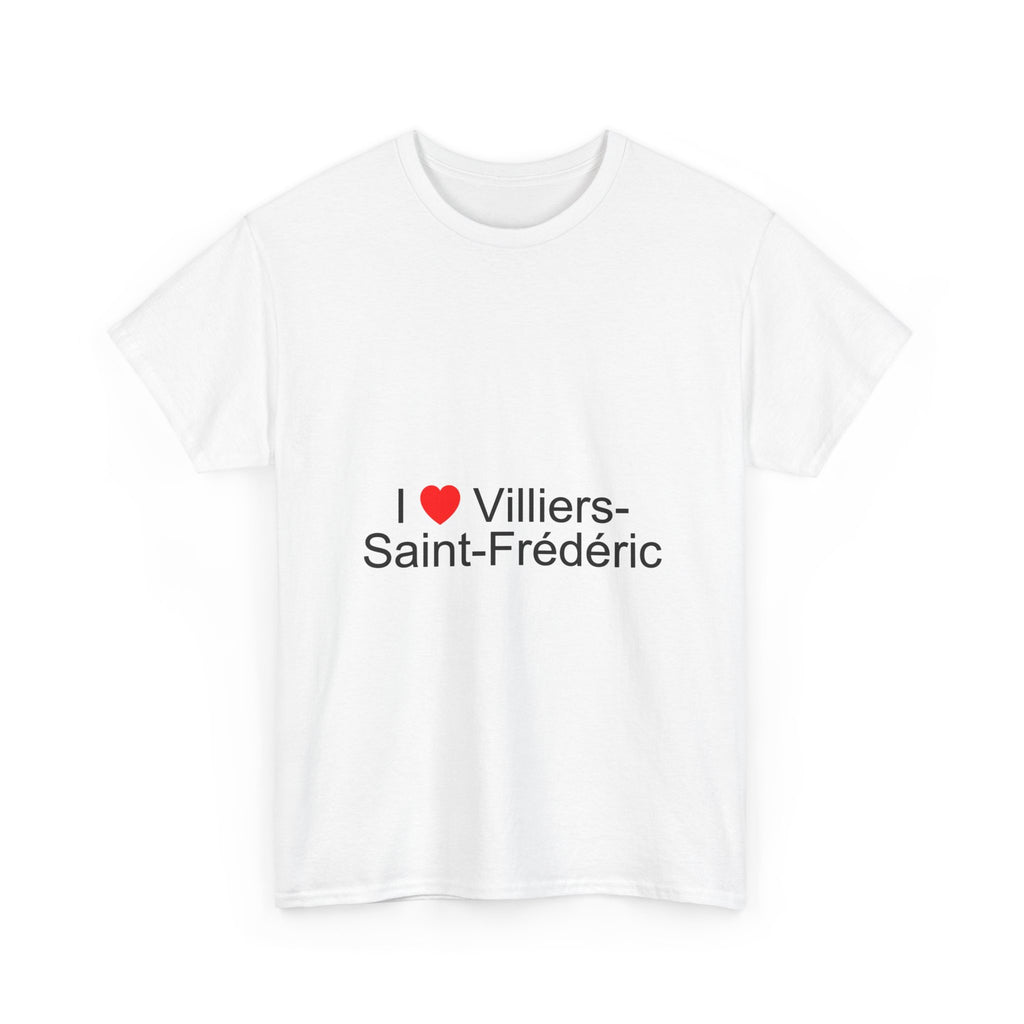 T-shirt I love villiers-saint-frédéric