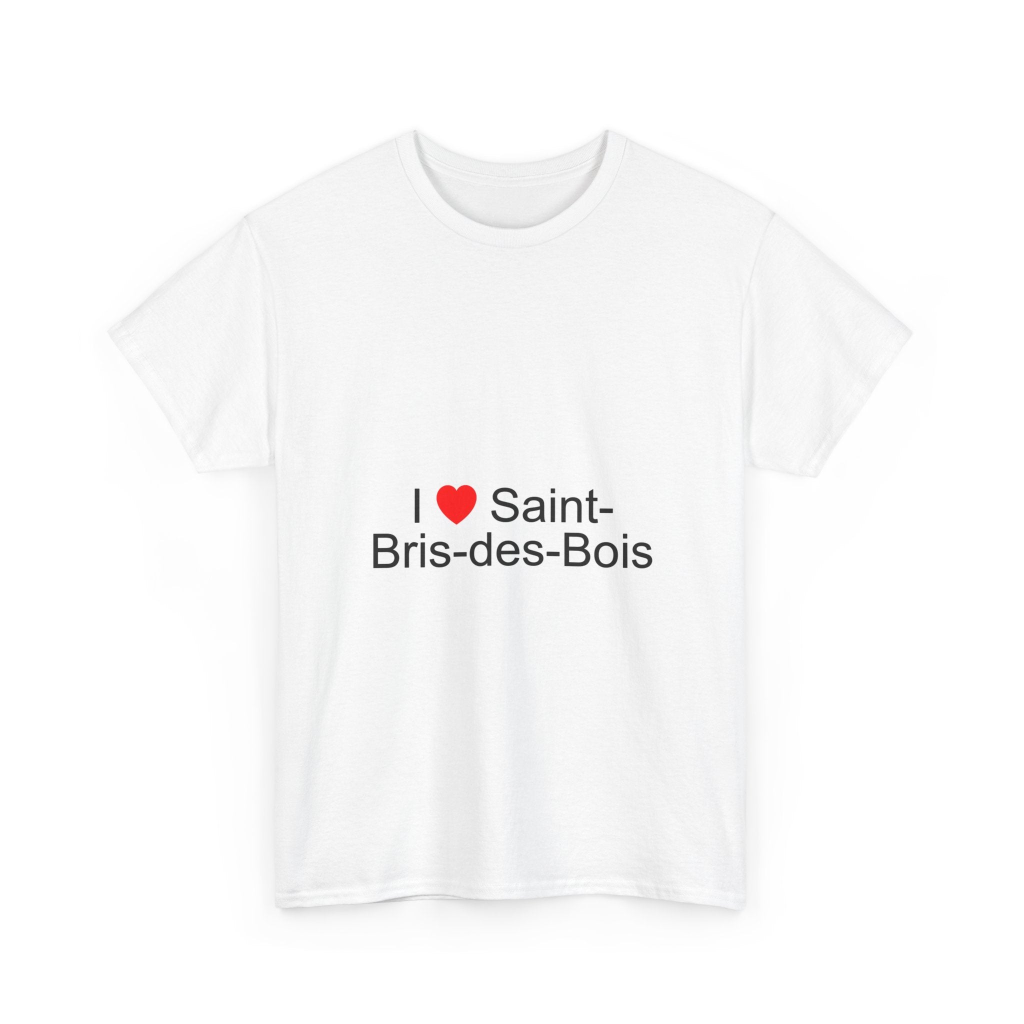 T-shirt I love saint-bris-des-bois