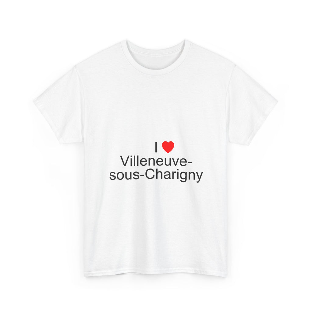 T-shirt I love villeneuve-sous-charigny