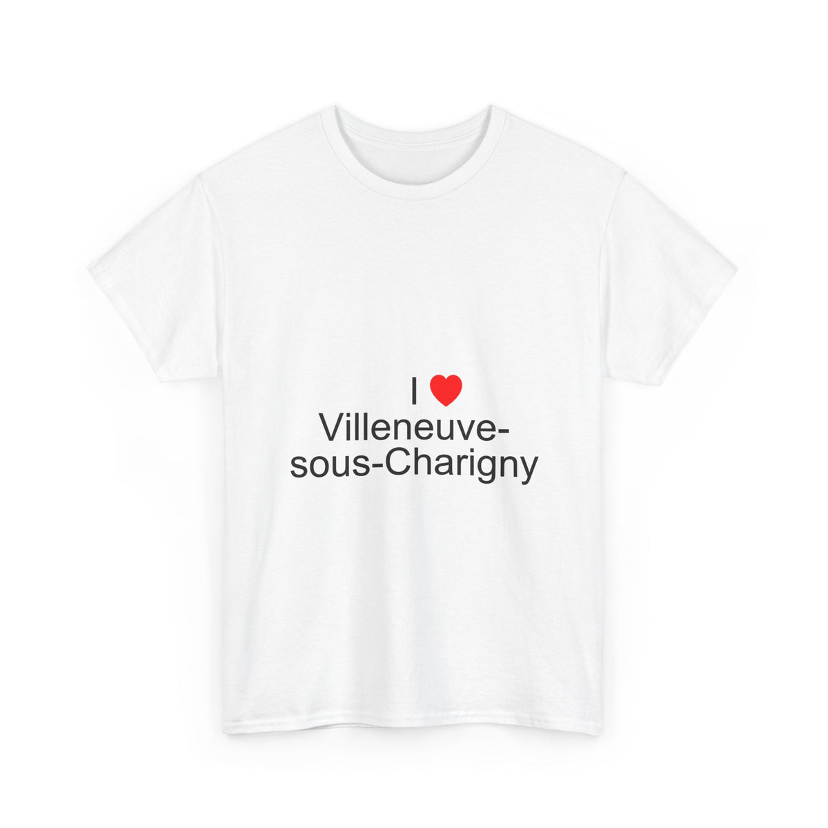 T-shirt I love villeneuve-sous-charigny