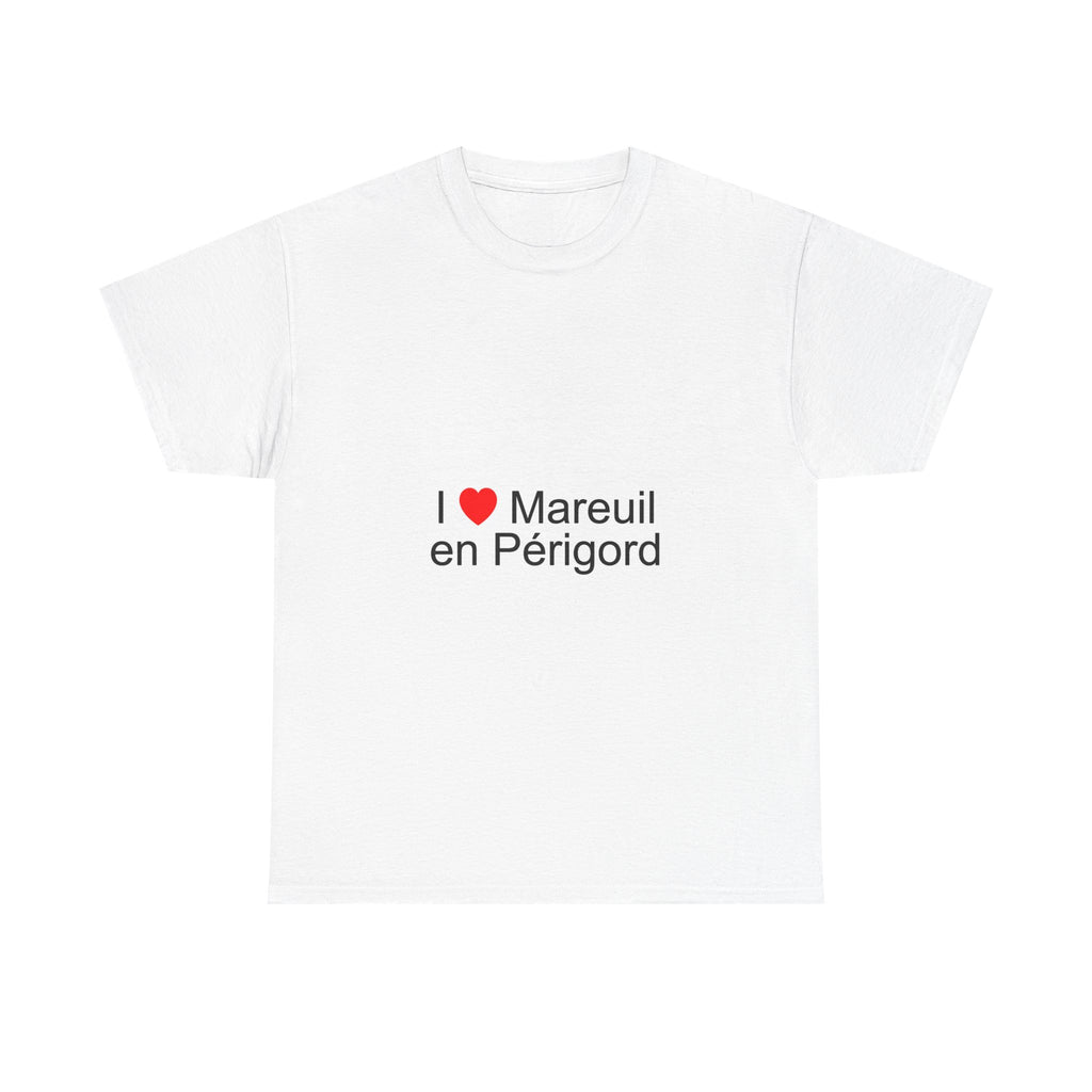 T-shirt I love mareuil en périgord