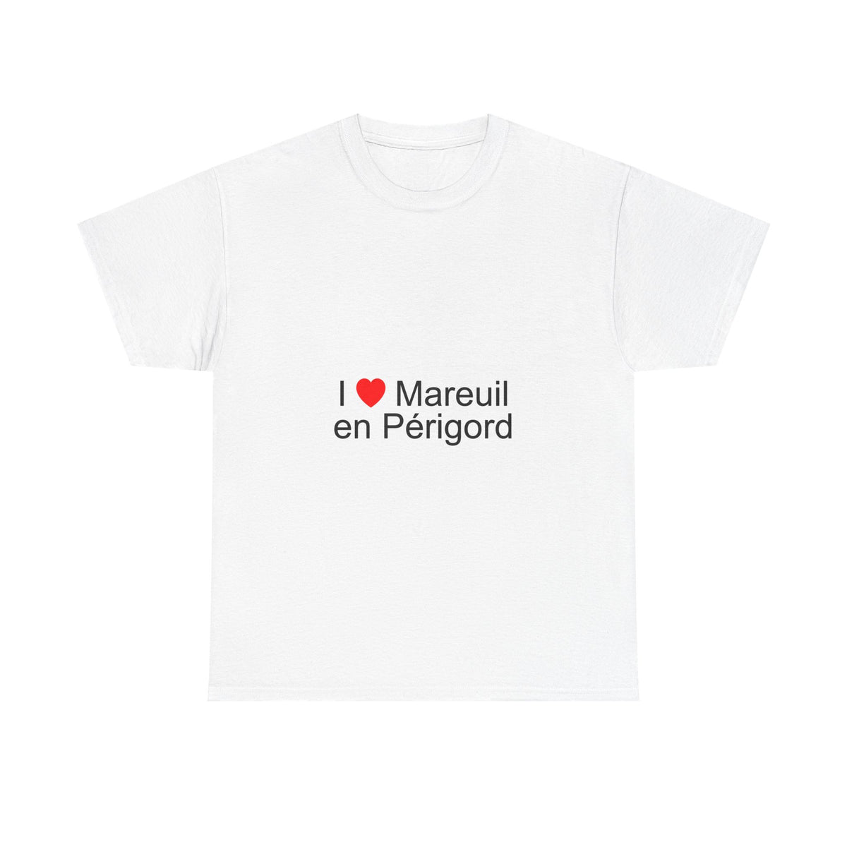 T-shirt I love mareuil en périgord