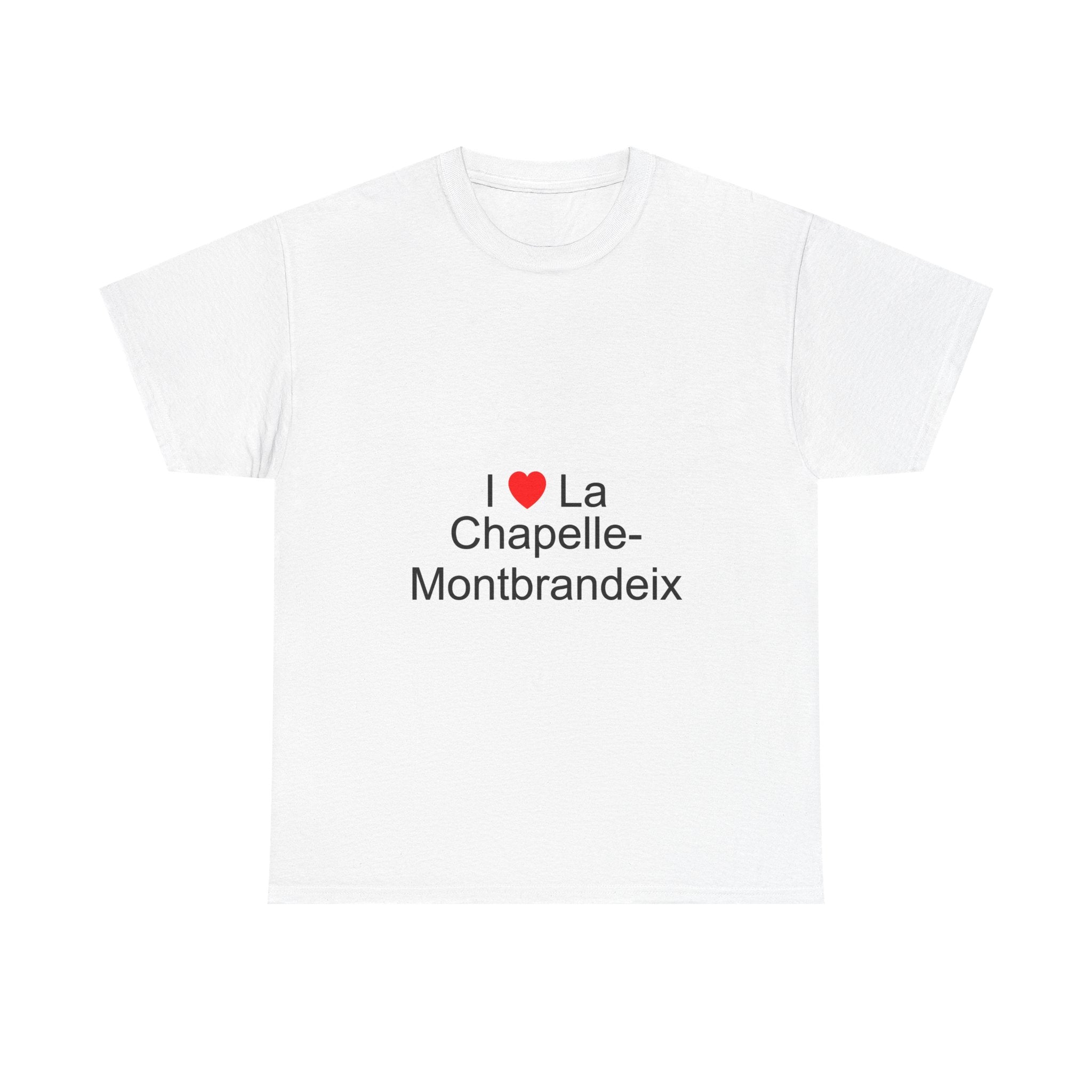 T-shirt I love la chapelle-montbrandeix