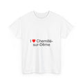 T-shirt I love chemillé-sur-dême