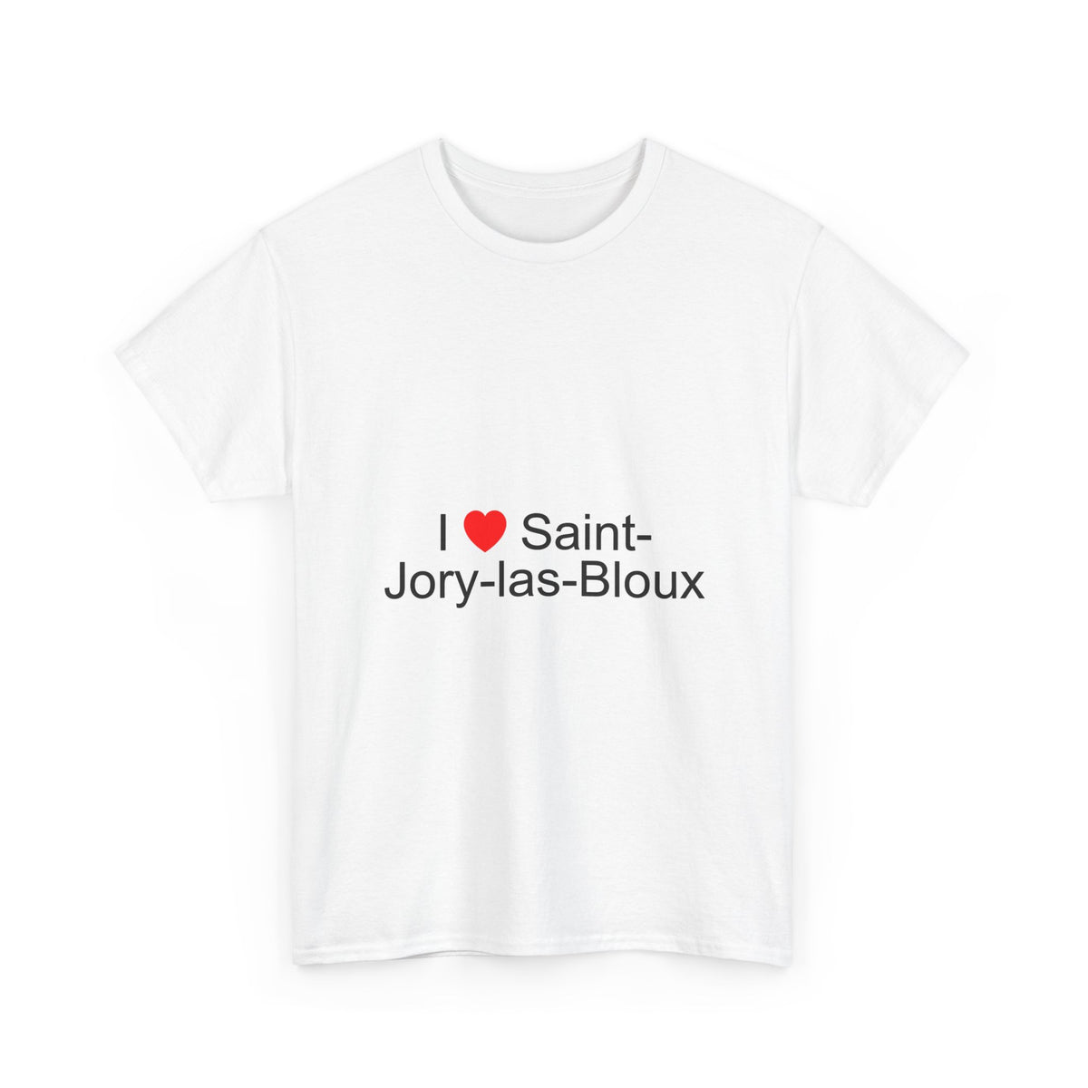 T-shirt I love saint-jory-las-bloux