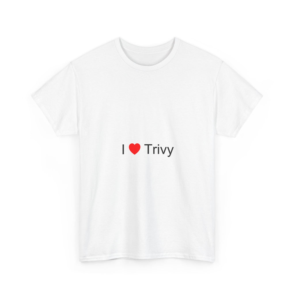 T-shirt I love trivy
