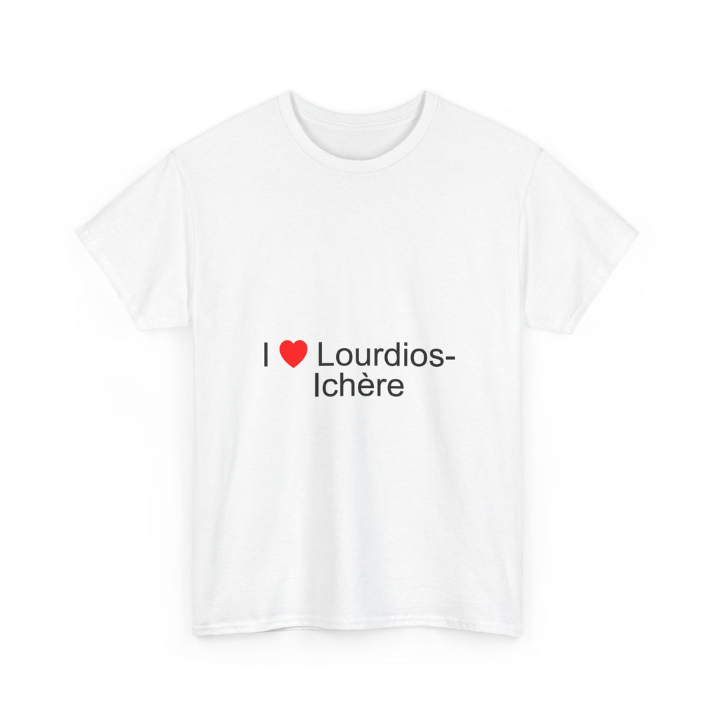 T-shirt I love lourdios-ichère