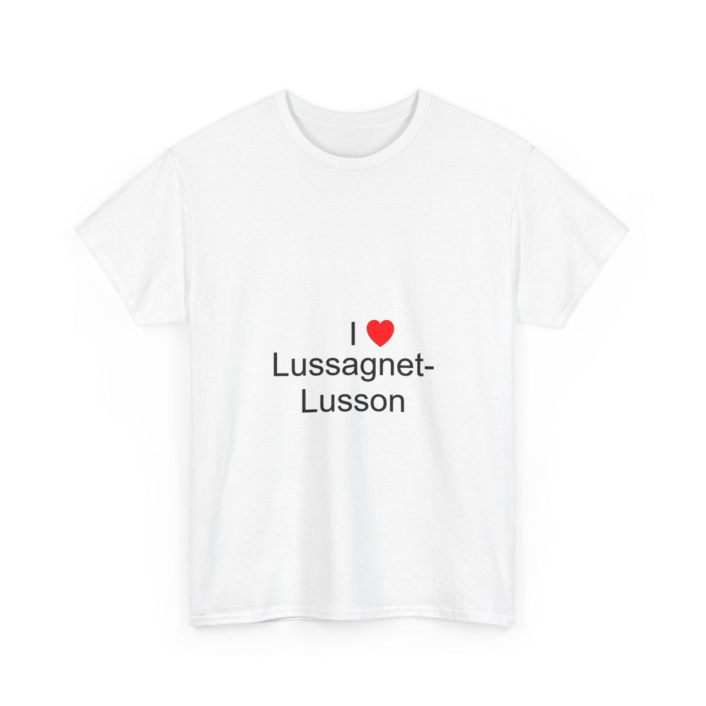 T-shirt I love lussagnet-lusson