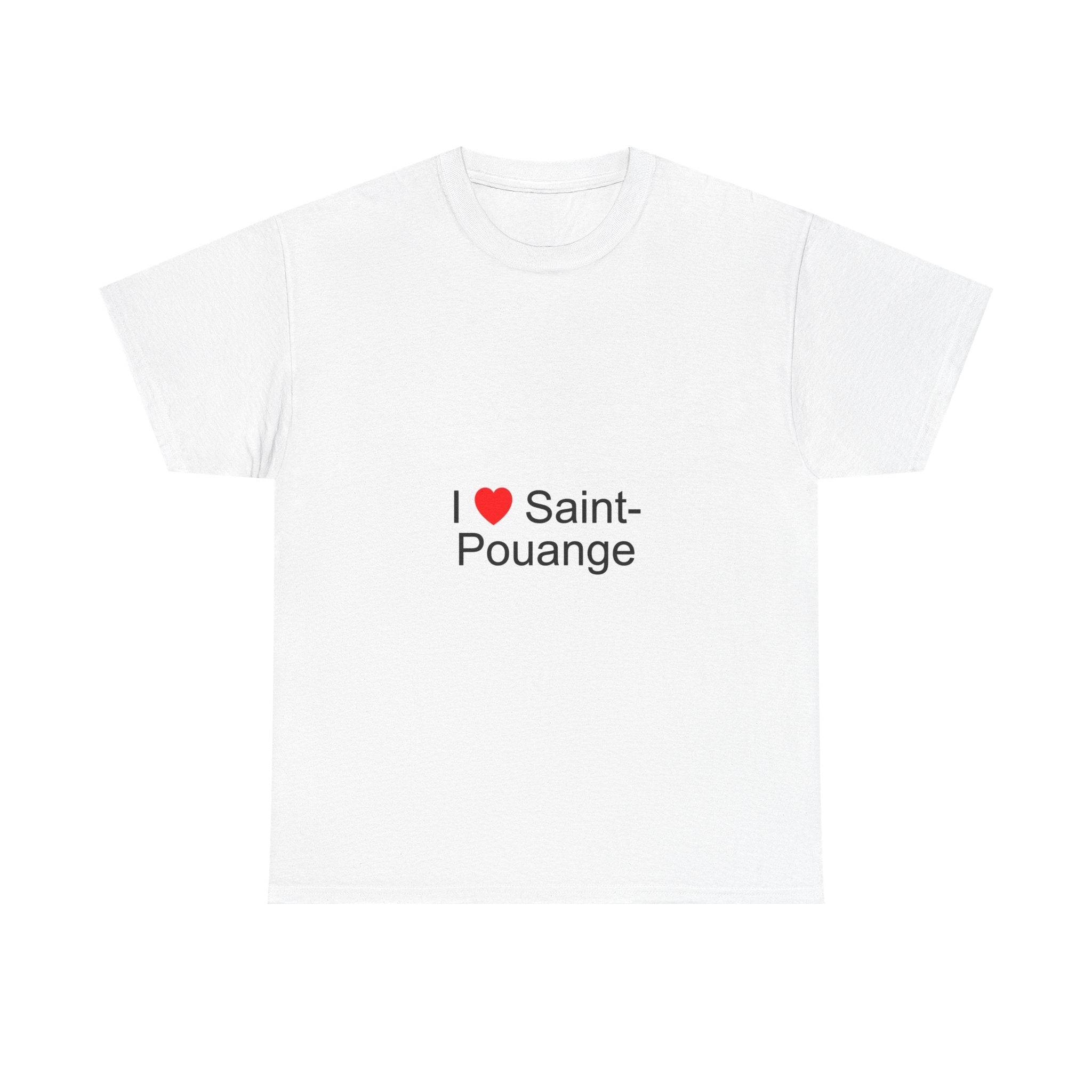 T-shirt I love saint-pouange