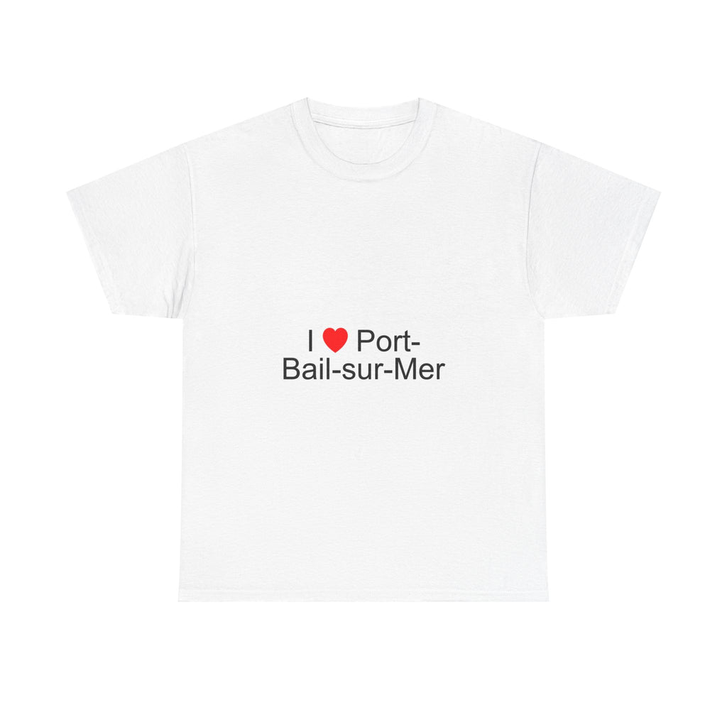 T-shirt I love port-bail-sur-mer