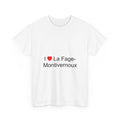 T-shirt I love la fage-montivernoux