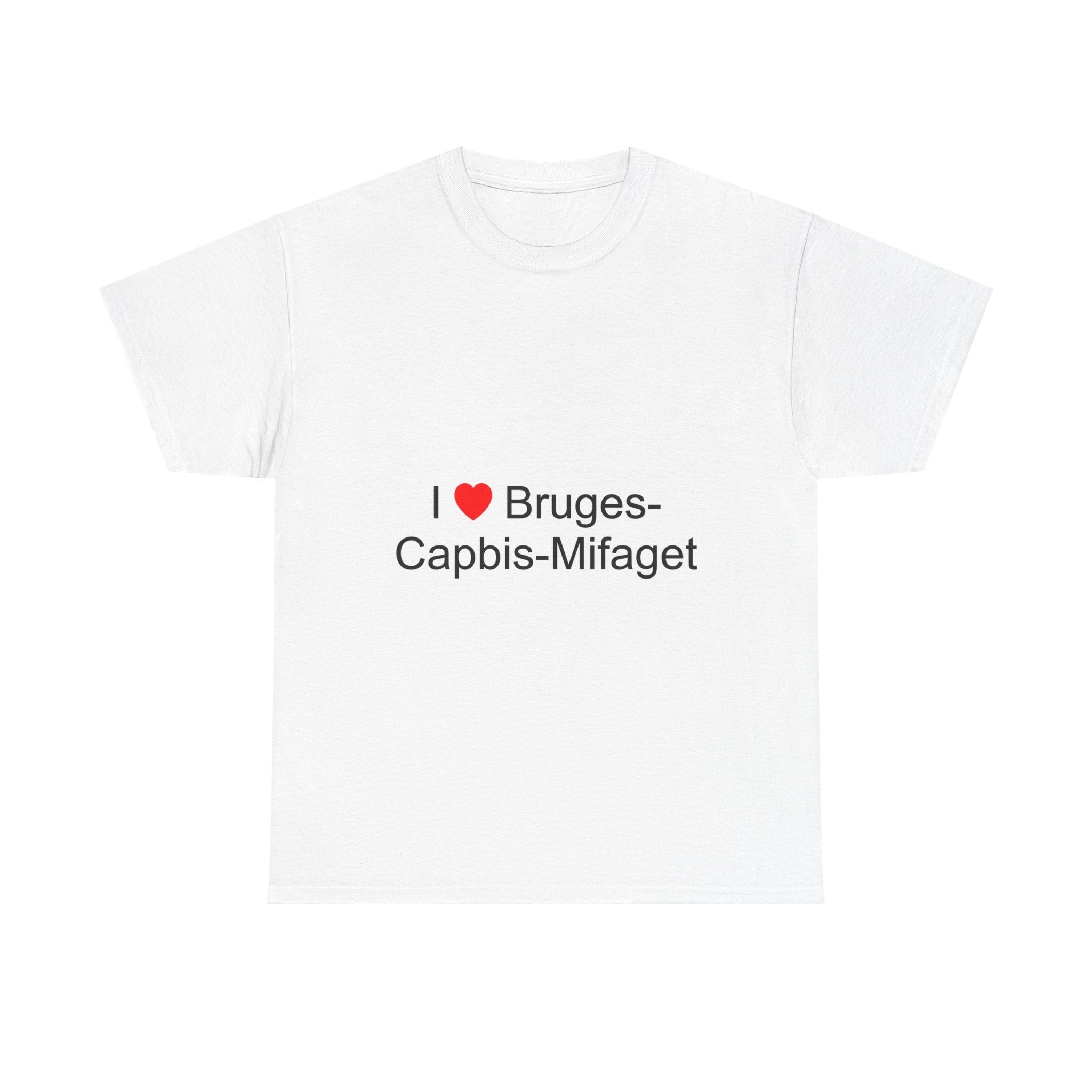 T-shirt I love bruges-capbis-mifaget