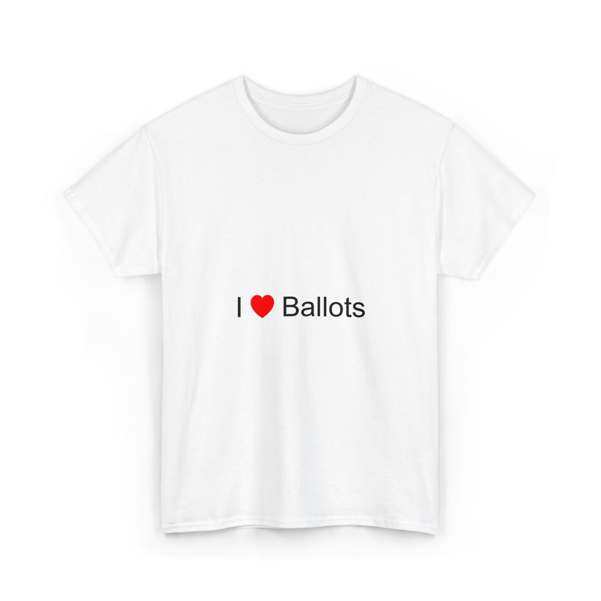 T-shirt I love ballots