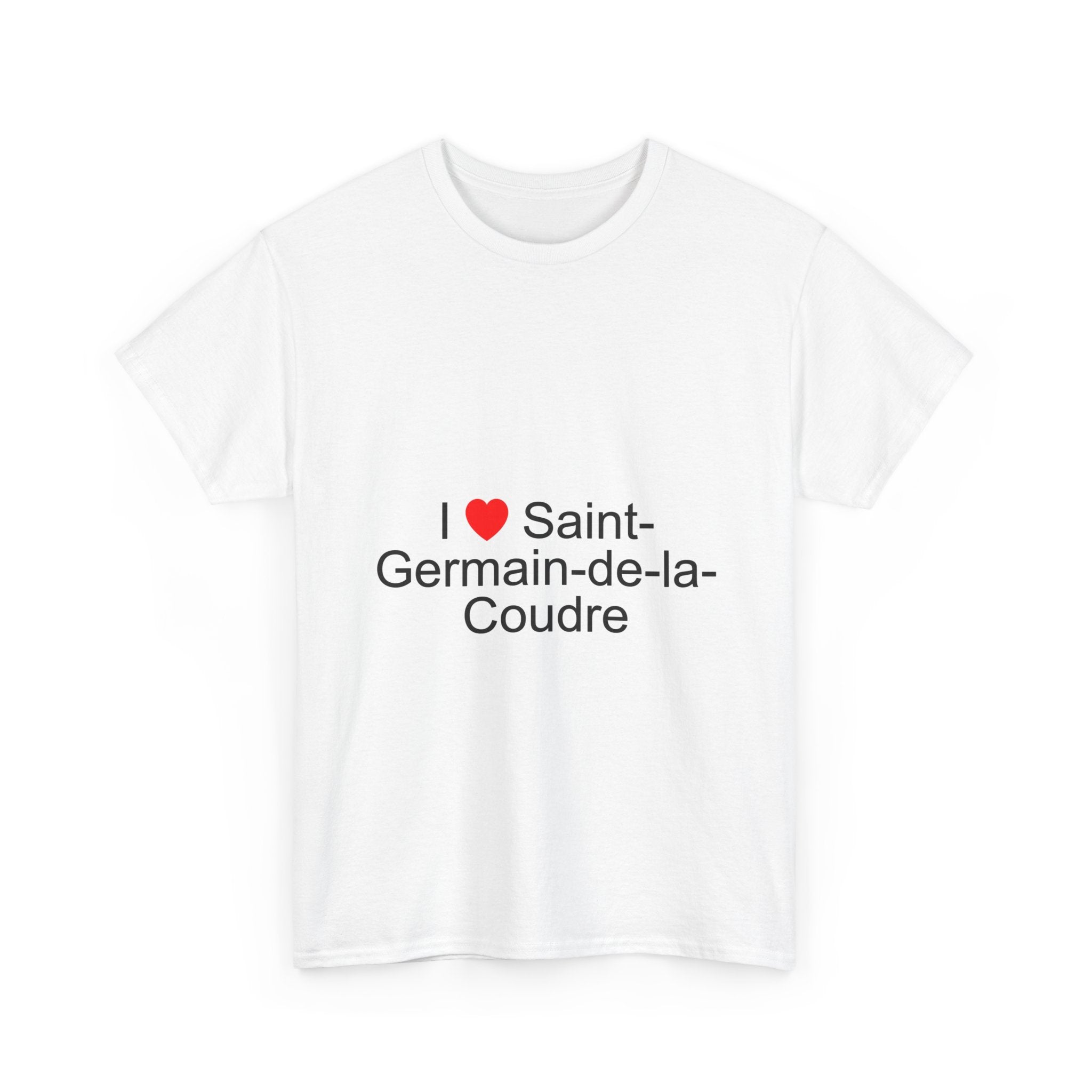 T-shirt I love saint-germain-de-la-coudre