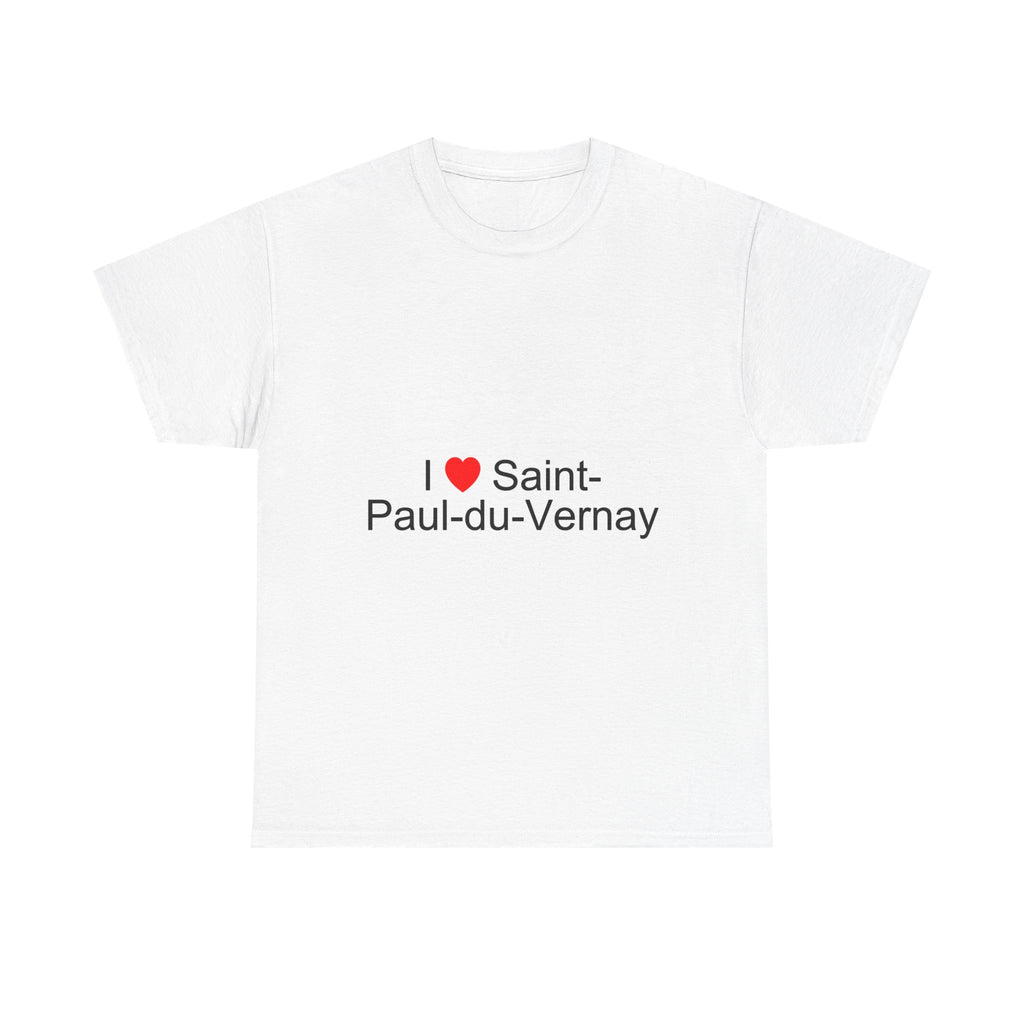 T-shirt I love saint-paul-du-vernay