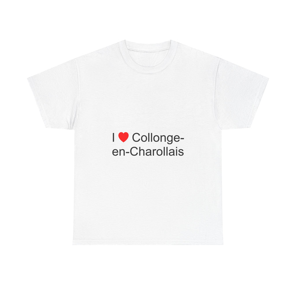 T-shirt I love collonge-en-charollais