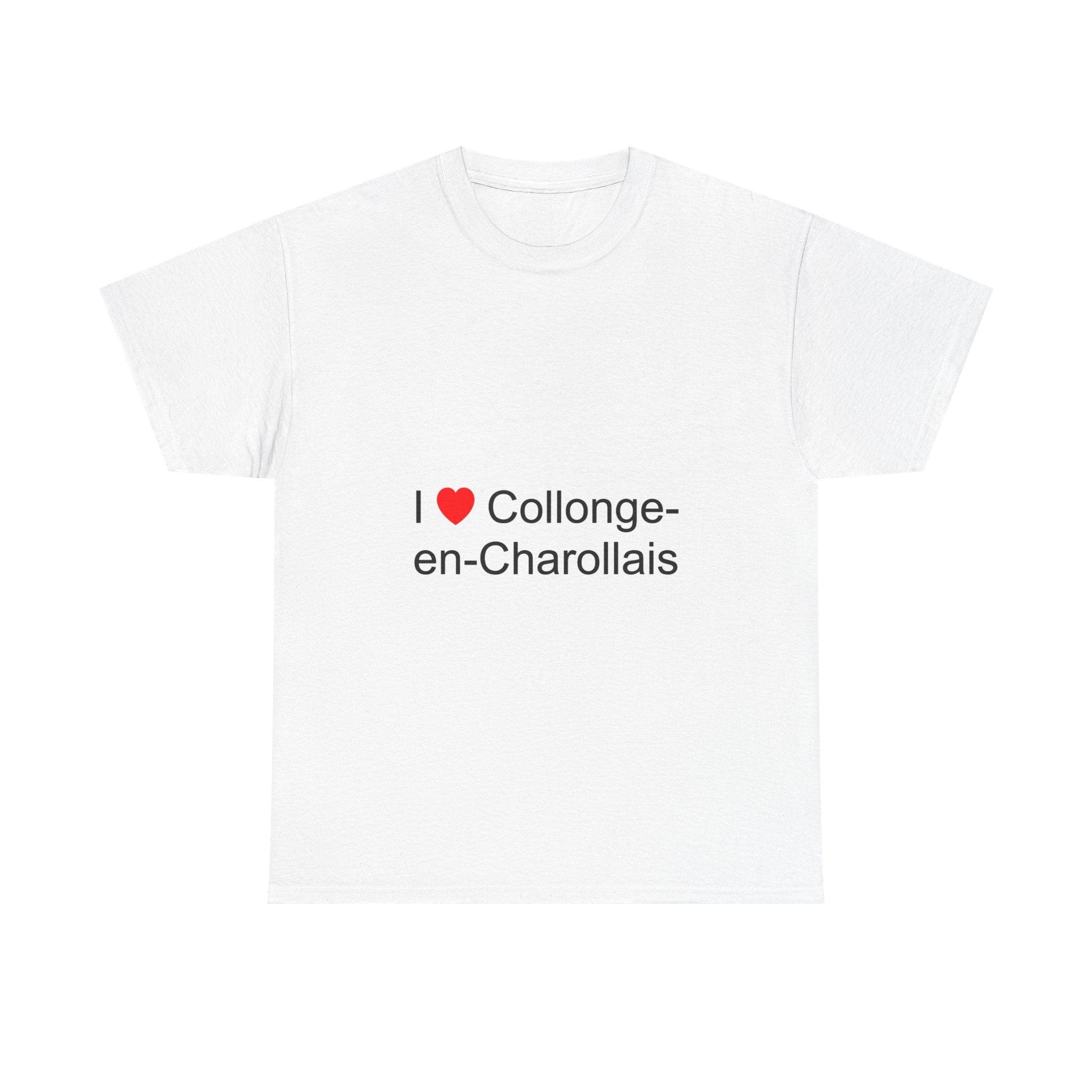 T-shirt I love collonge-en-charollais