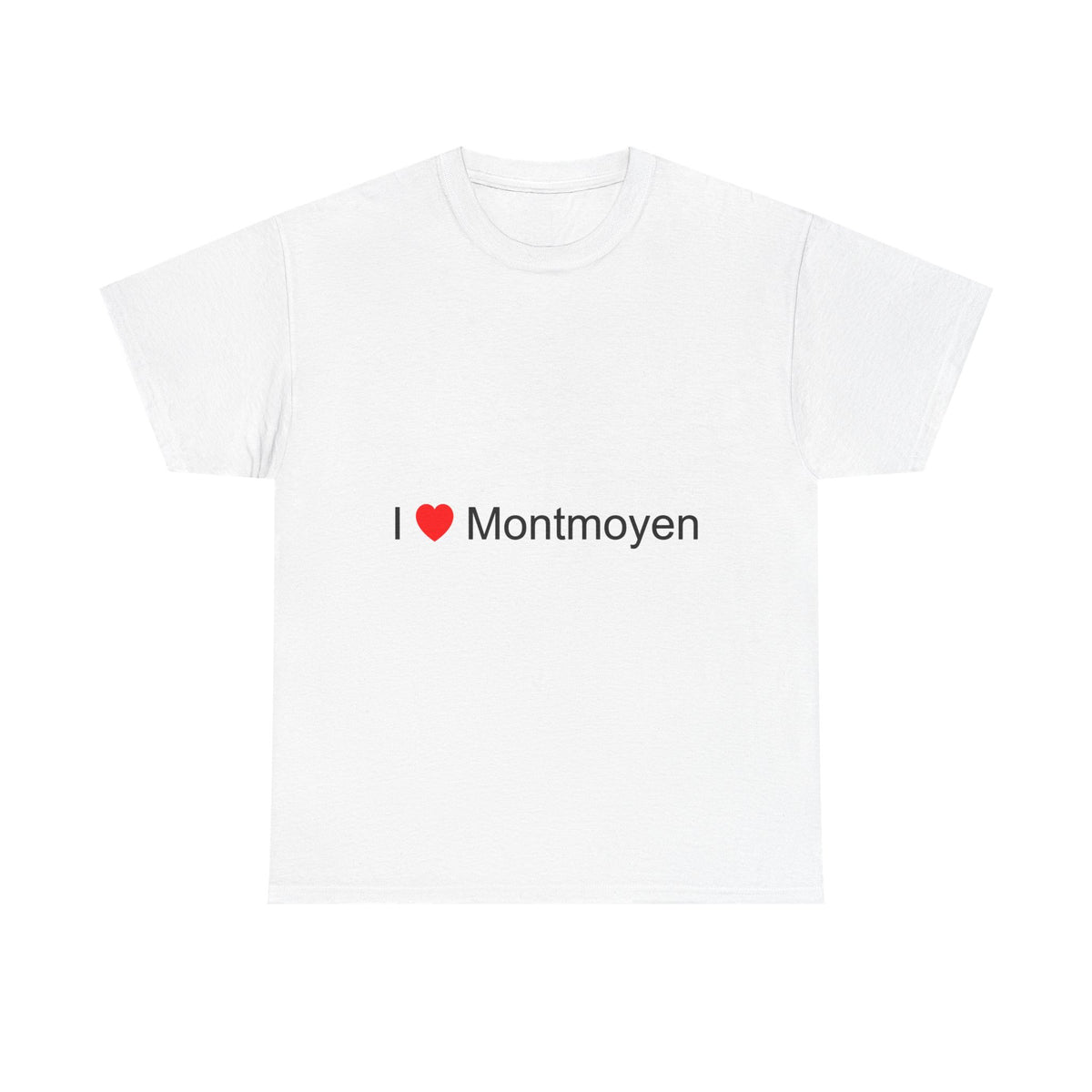 T-shirt I love montmoyen