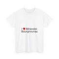 T-shirt I love Mirandol-Bourgnounac