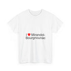 T-shirt I love Mirandol-Bourgnounac