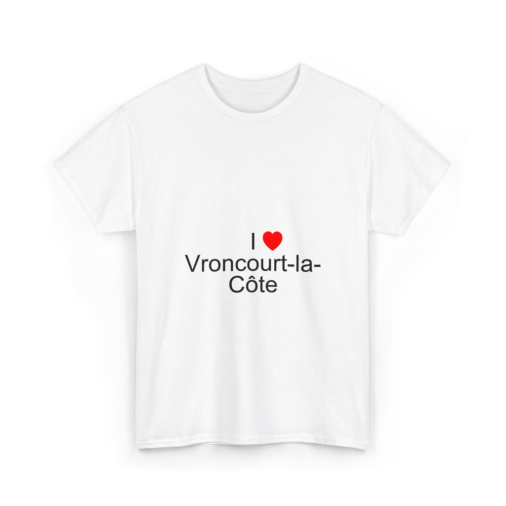 T-shirt I love vroncourt-la-côte