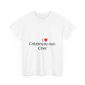 T-shirt I love crézançay-sur-cher