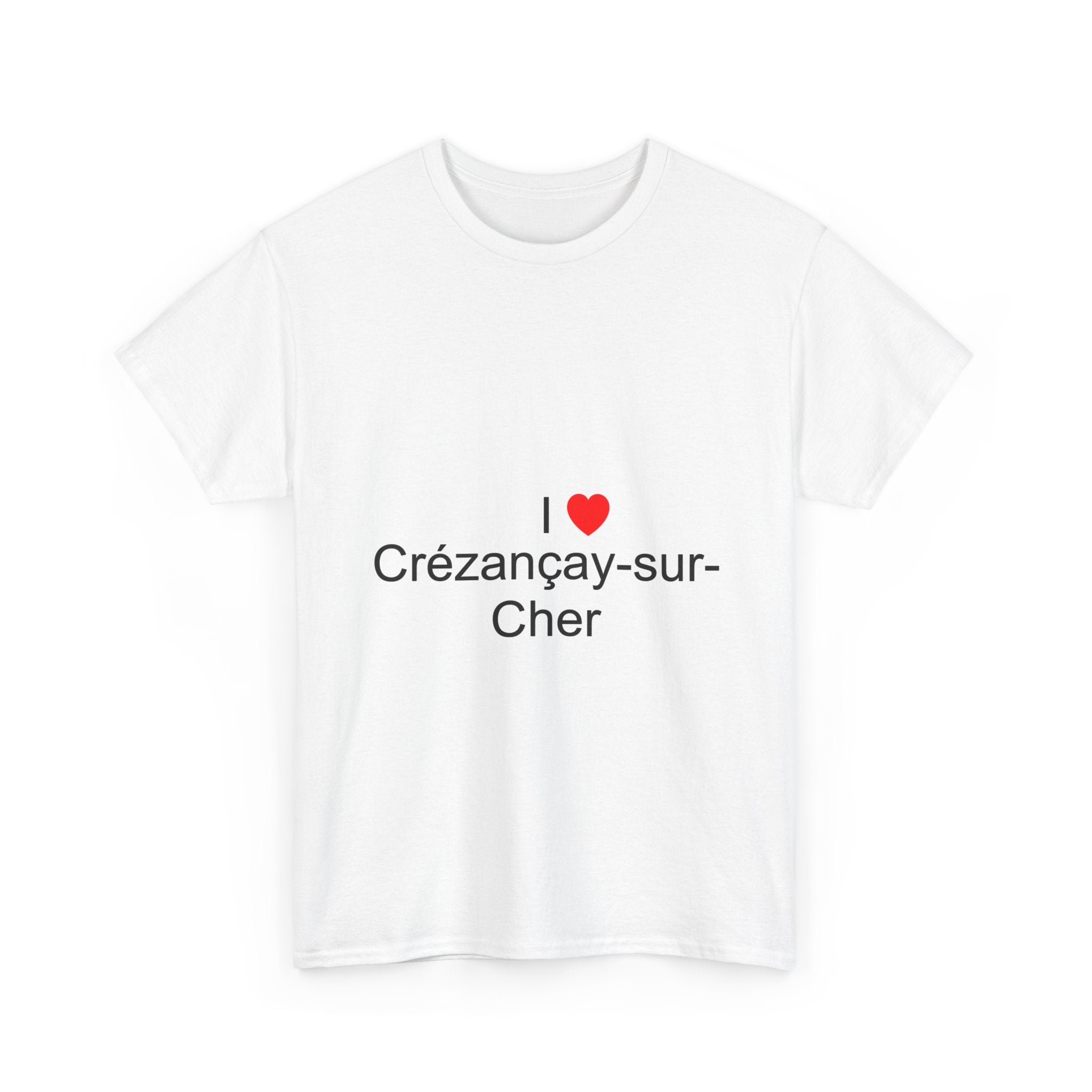 T-shirt I love crézançay-sur-cher