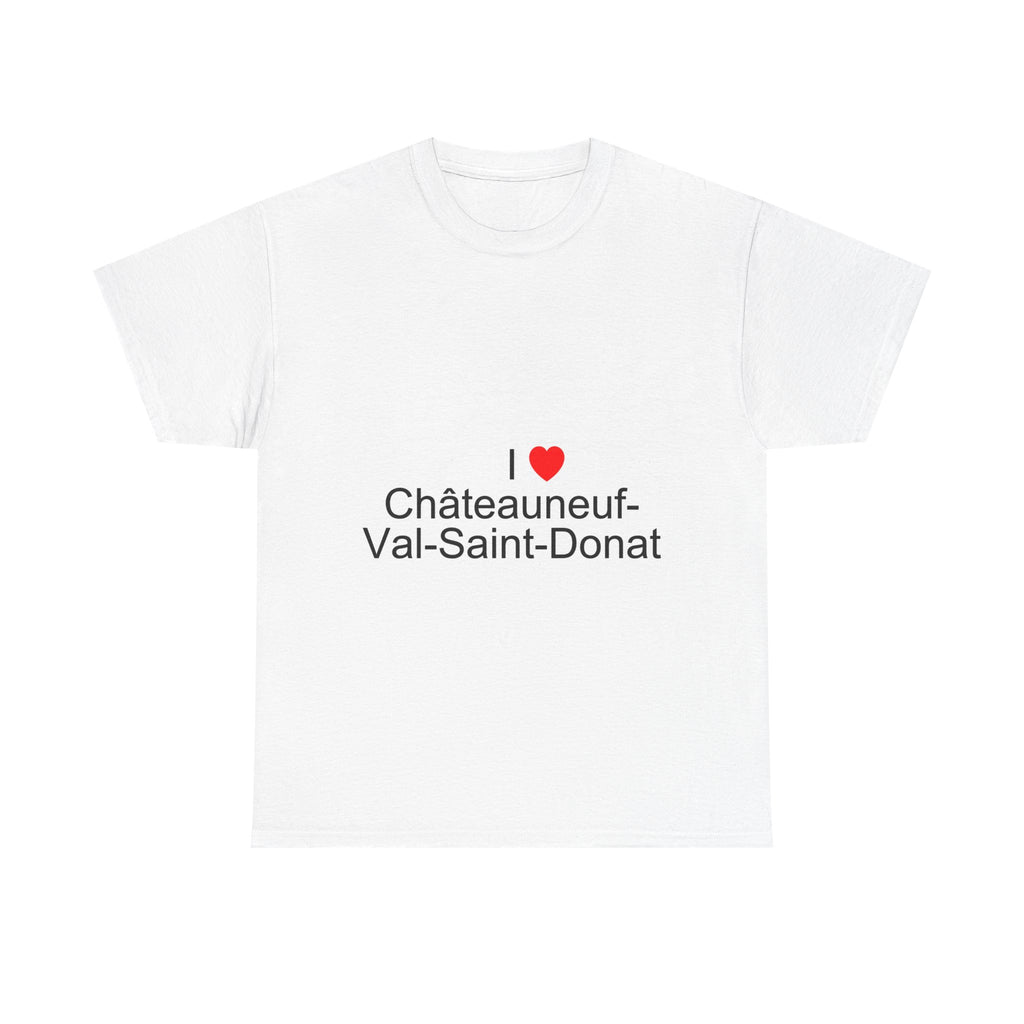 T-shirt I love châteauneuf-val-saint-donat