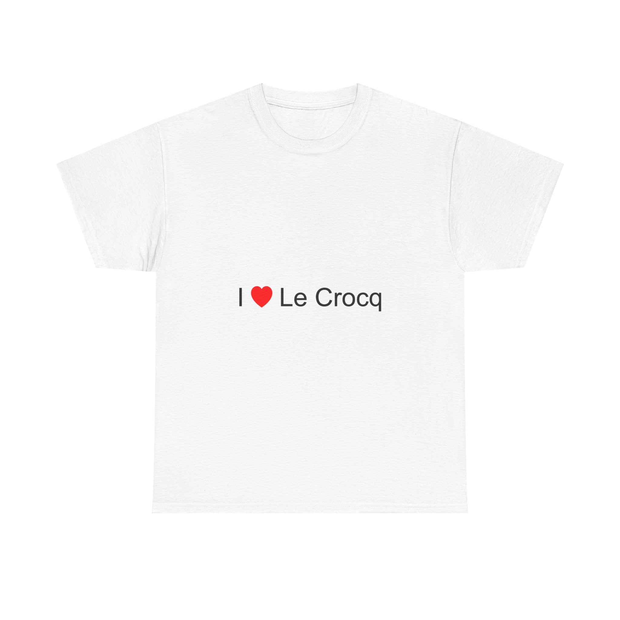 T-shirt I love le crocq