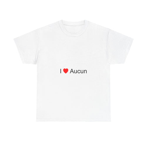 T-shirt I love aucun
