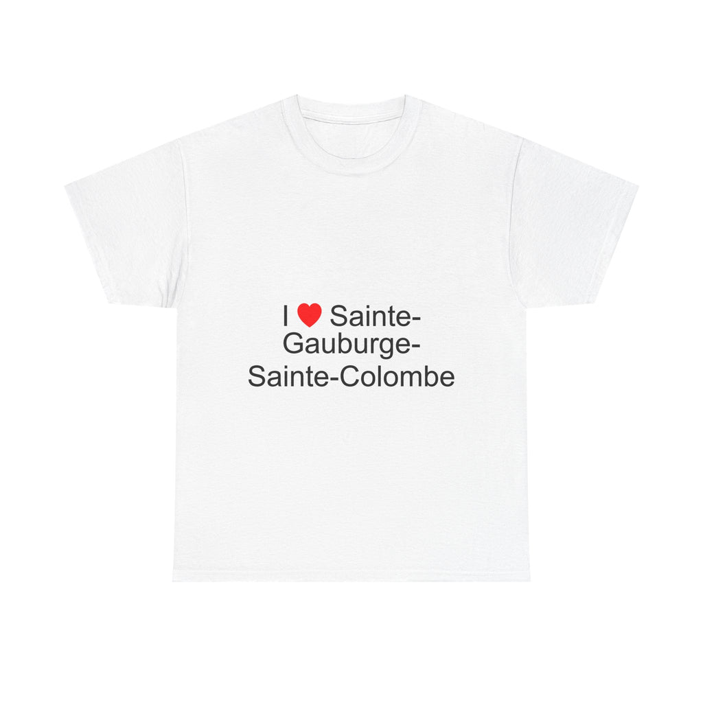 T-shirt I love sainte-gauburge-sainte-colombe