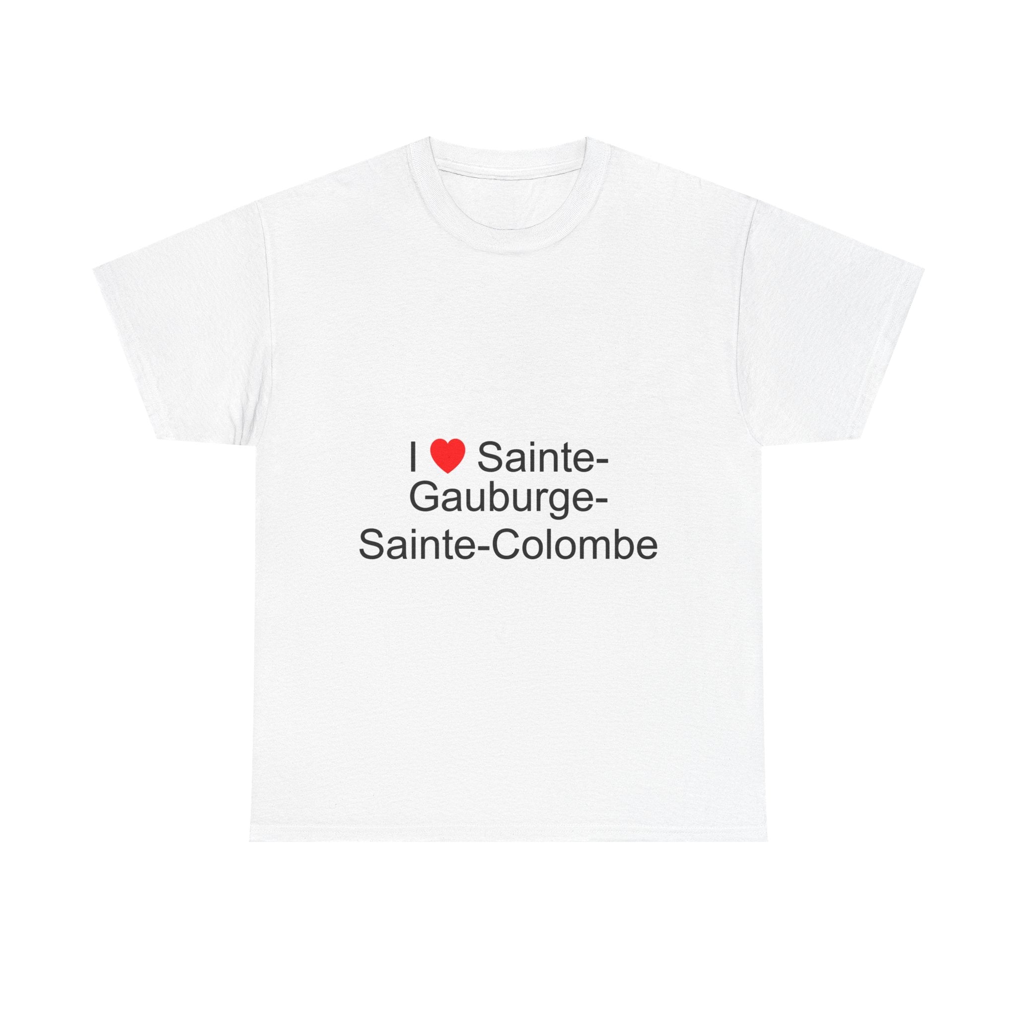 T-shirt I love sainte-gauburge-sainte-colombe