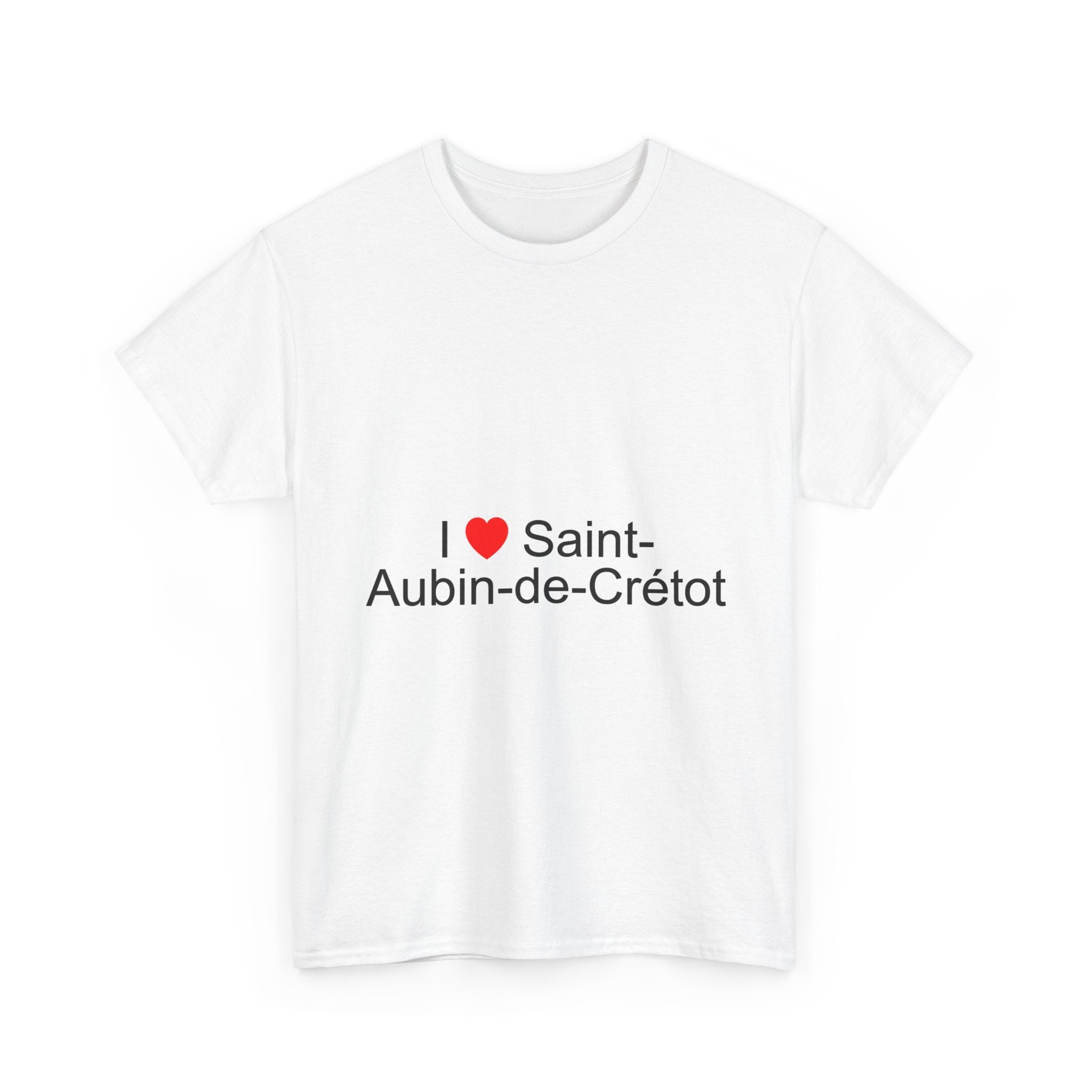T-shirt I love saint-aubin-de-crétot