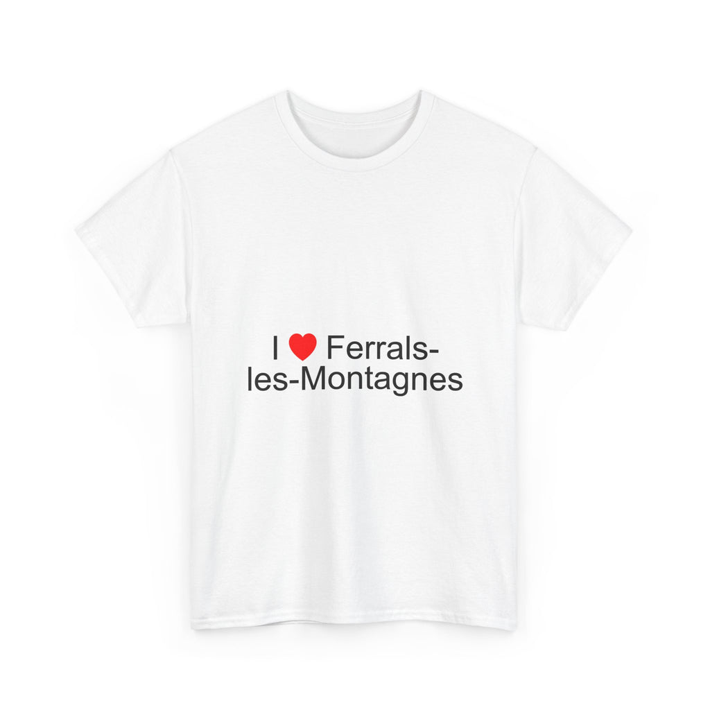 T-shirt I love ferrals-les-montagnes