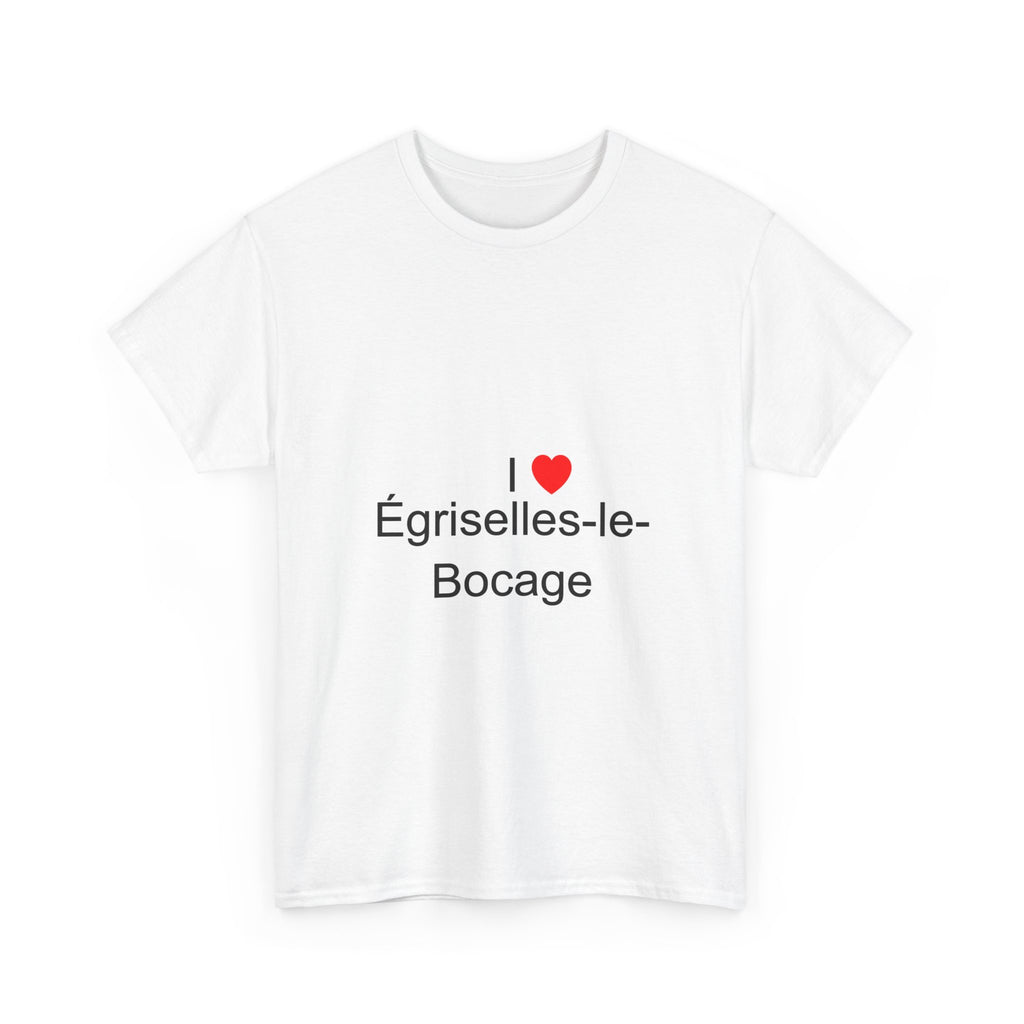 T-shirt I love égriselles-le-bocage