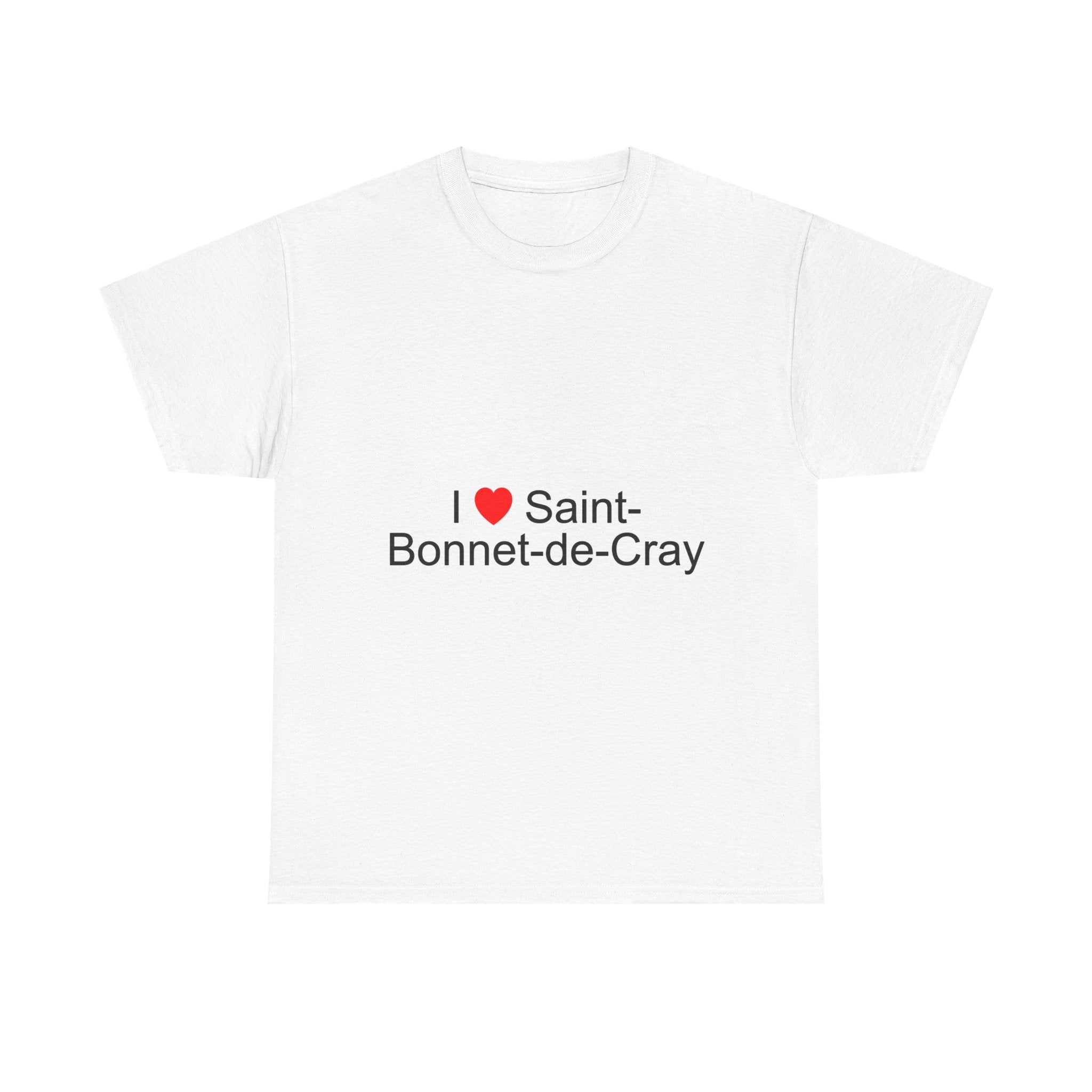 T-shirt I love saint-bonnet-de-cray