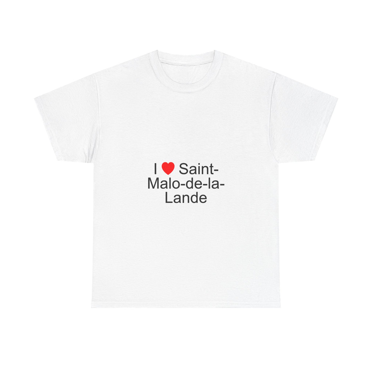 T-shirt I love saint-malo-de-la-lande