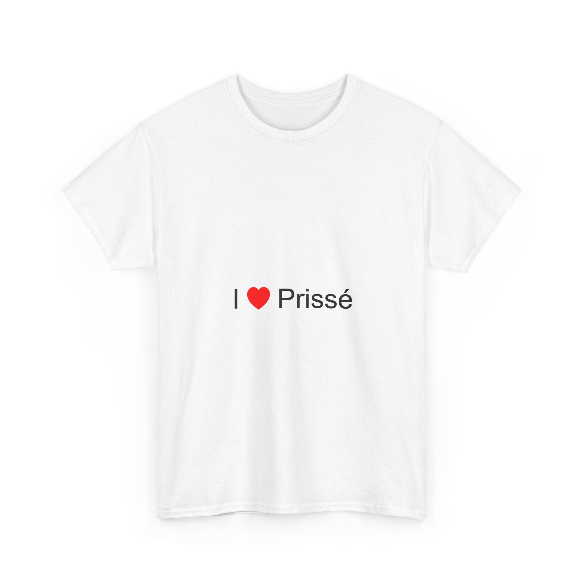T-shirt I love prissé