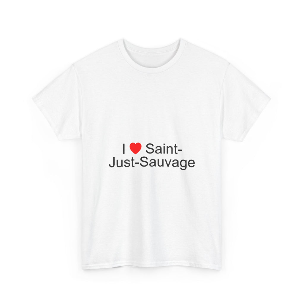 T-shirt I love saint-just-sauvage