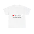 T-shirt I love beaumont-de-lomagne