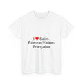 T-shirt I love saint-étienne-vallée-française