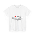 T-shirt I love Saint-Étienne-Vallée-Française