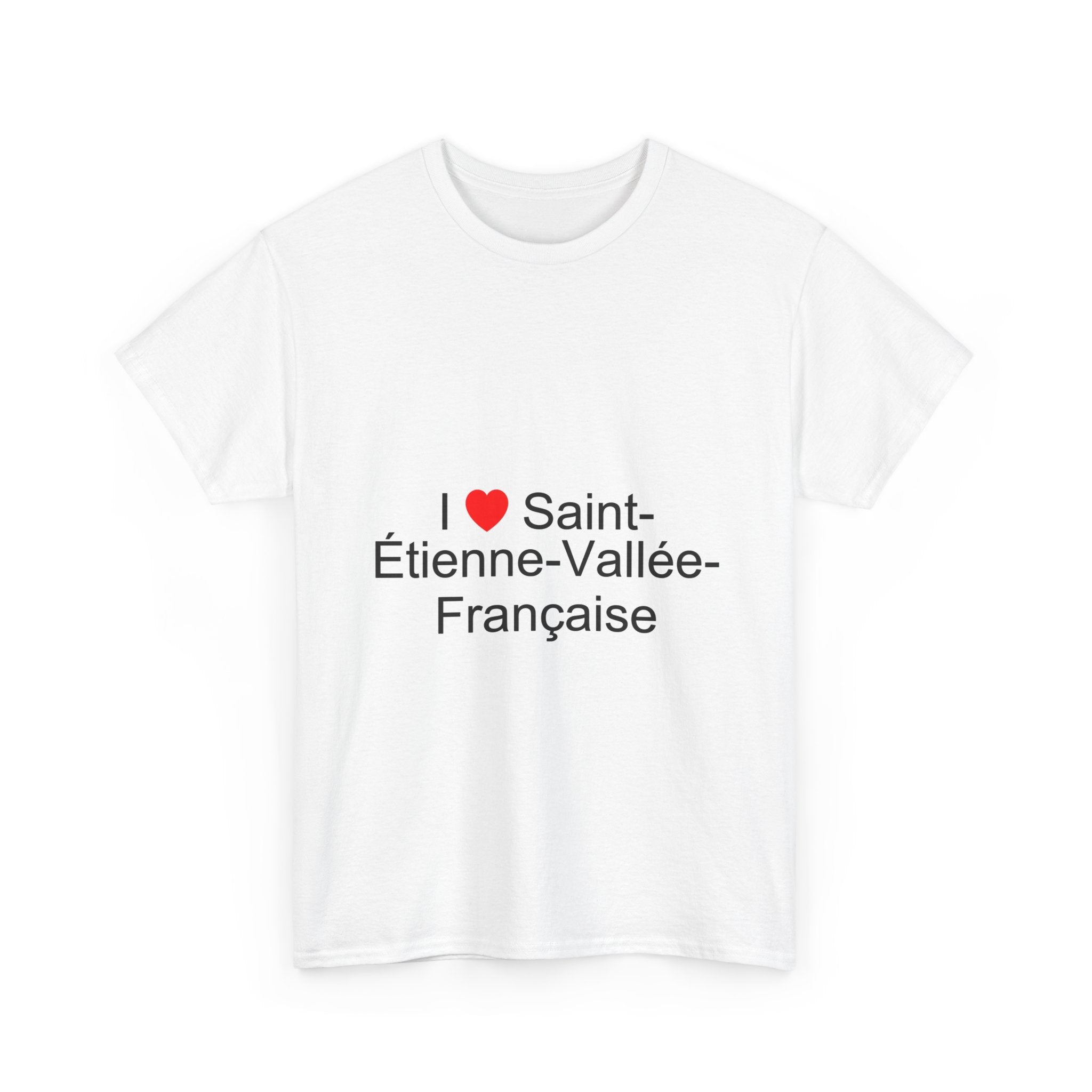 T-shirt I love saint-étienne-vallée-française