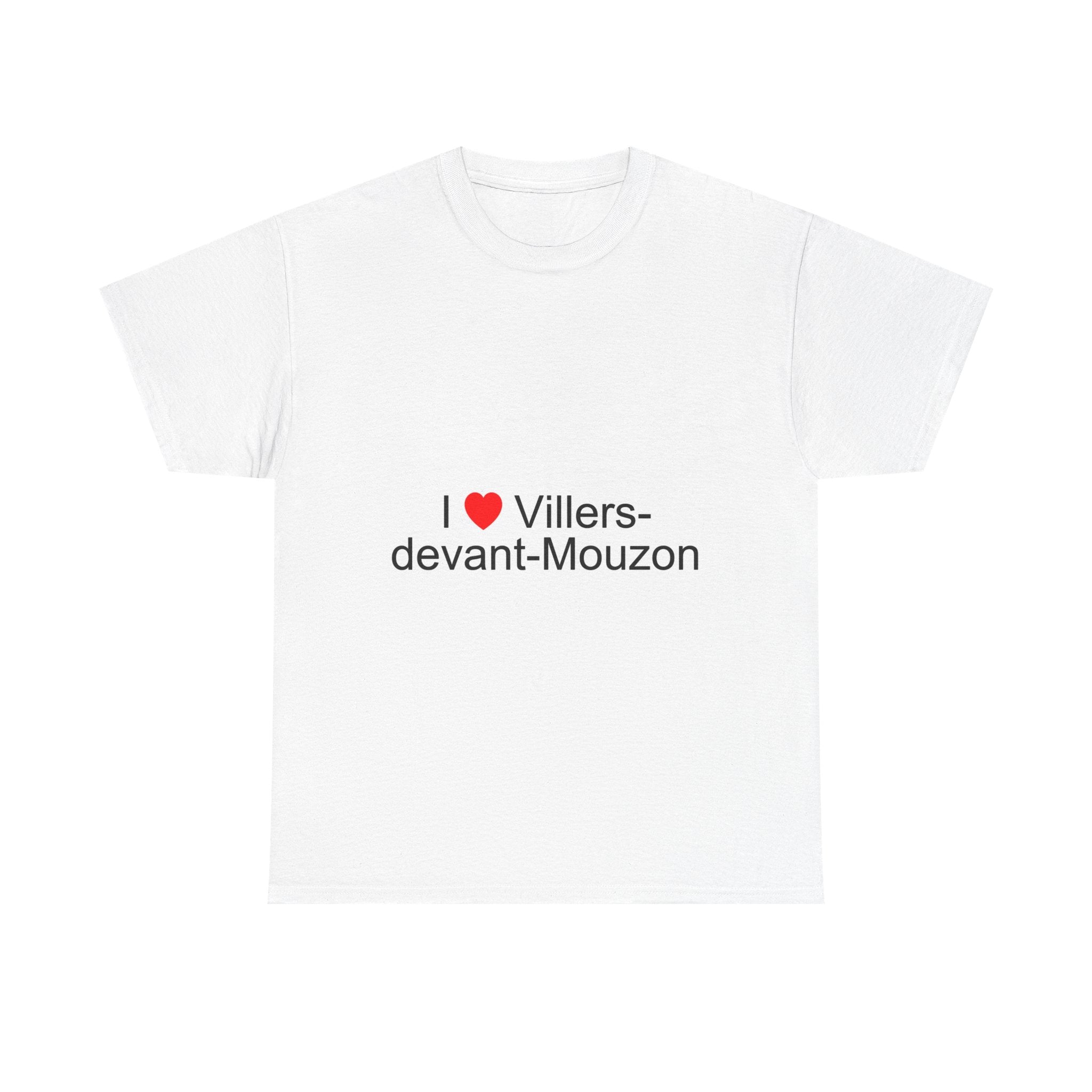 T-shirt I love villers-devant-mouzon