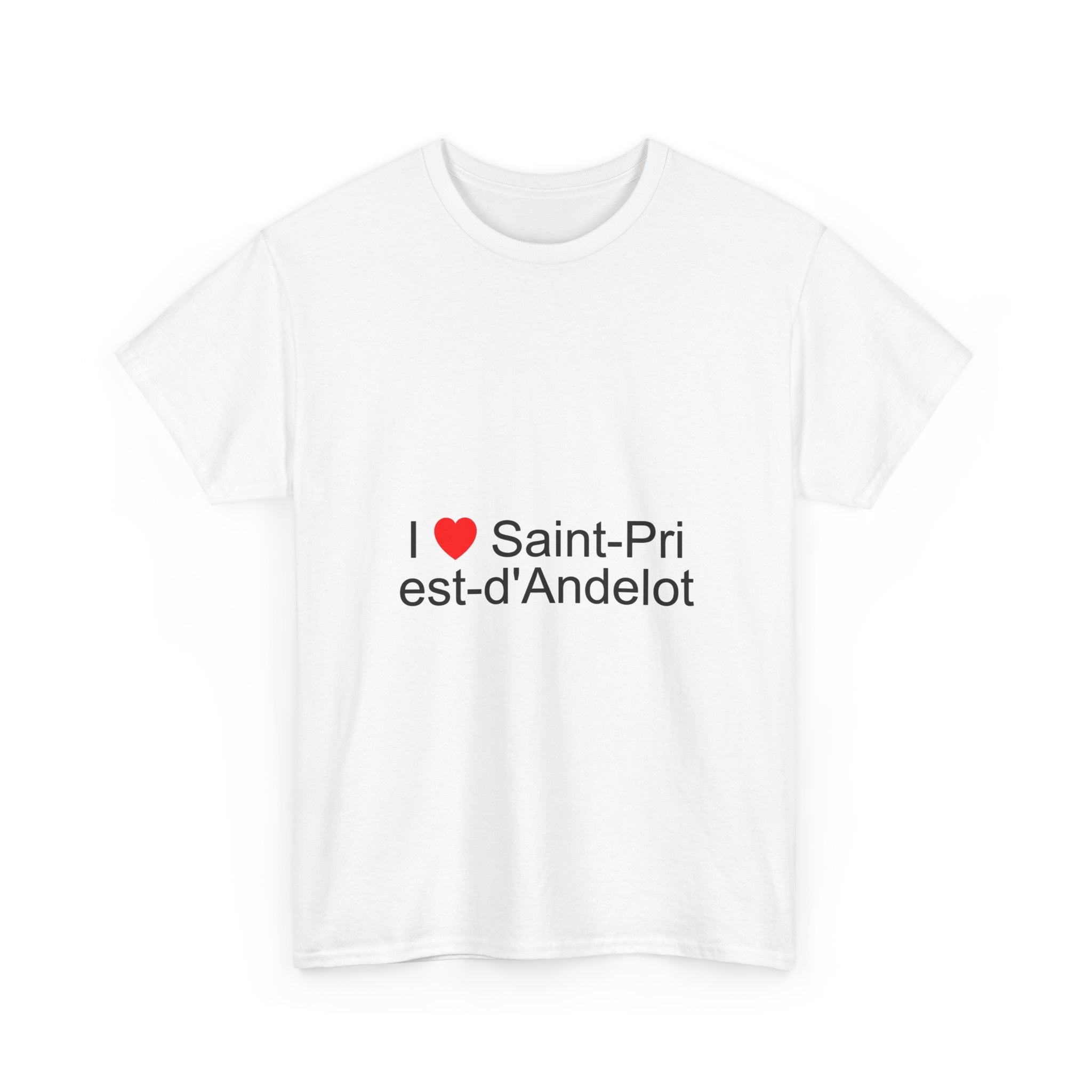 T-shirt I love saint-priest-d'andelot
