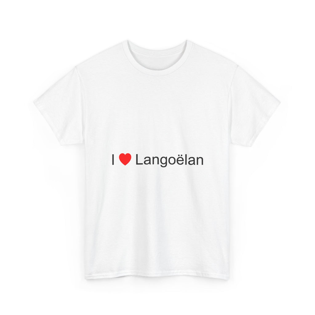 T-shirt I love langoëlan