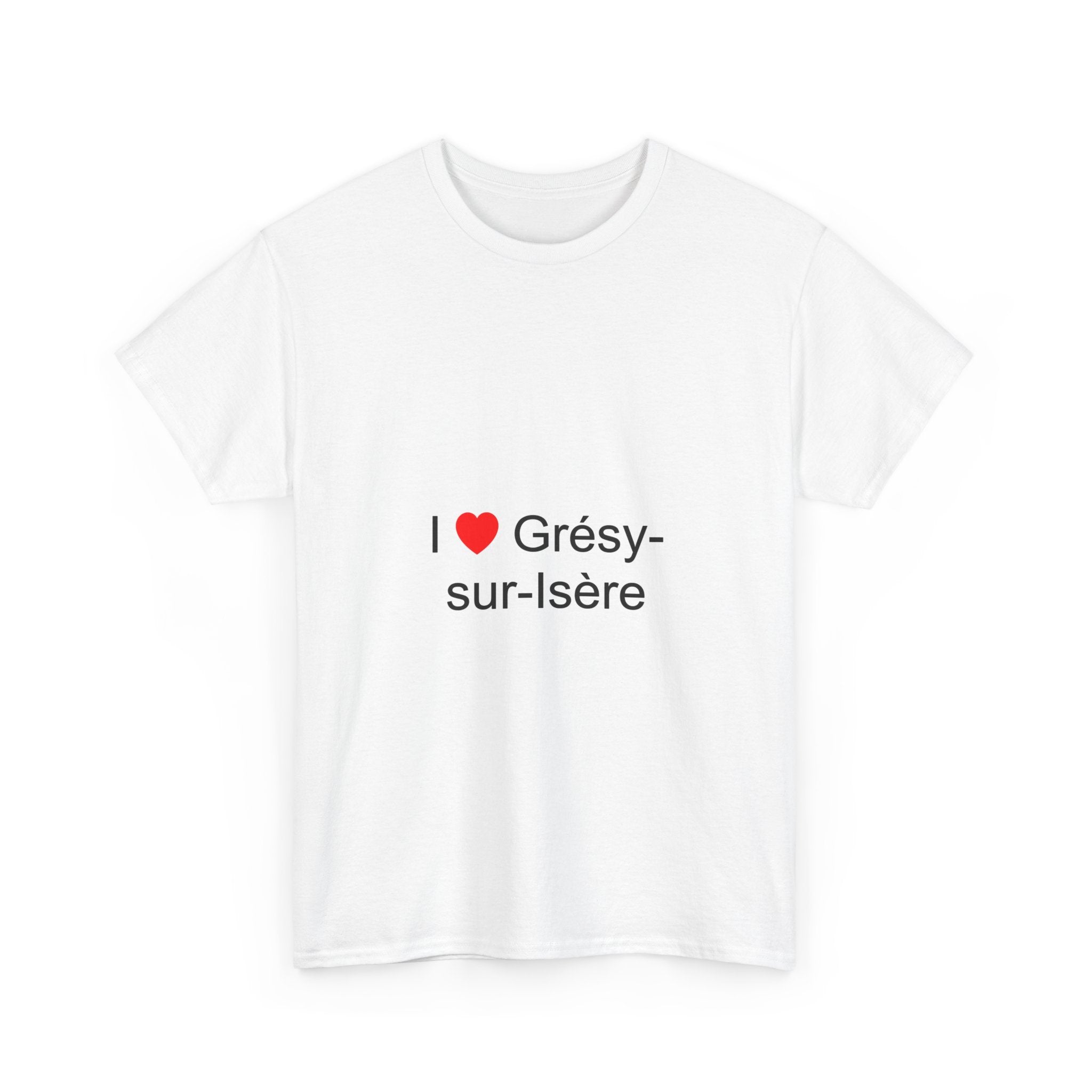 T-shirt I love grésy-sur-isère